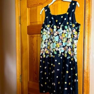 LOFT cotton dress, only worn once, excellent condition!